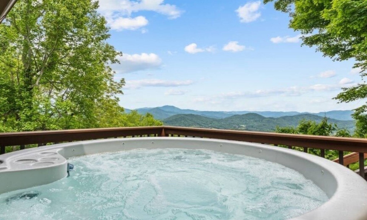 Waynesville Cabin | 1 Sweet View - 4 BR, 3.5 BA, Hot Tub, VIEWS!