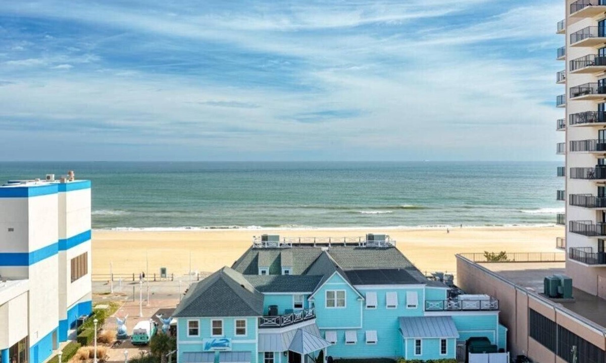 Northeast Virginia Beach Hotel | 2-bdrm, 2 full bath, kitchen, ocean view unit w/balcony - steps from the beach.