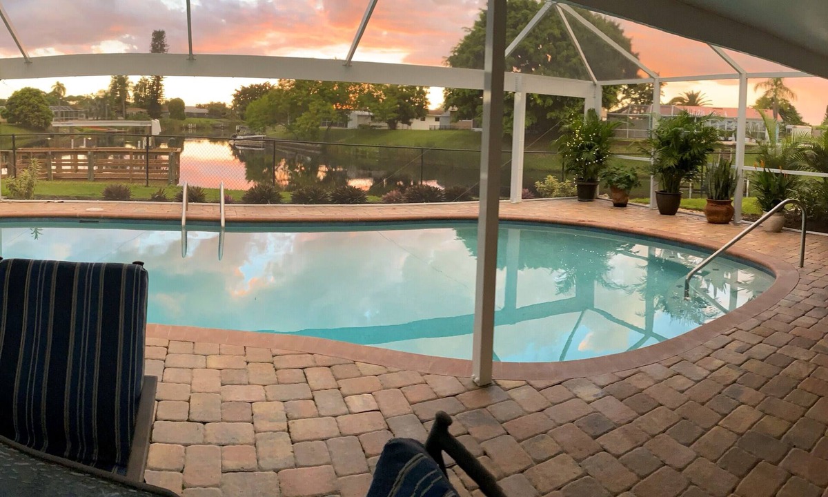 North Port House | 3 Bedroom Waterfront Home w/Heated Saltwater Pool!