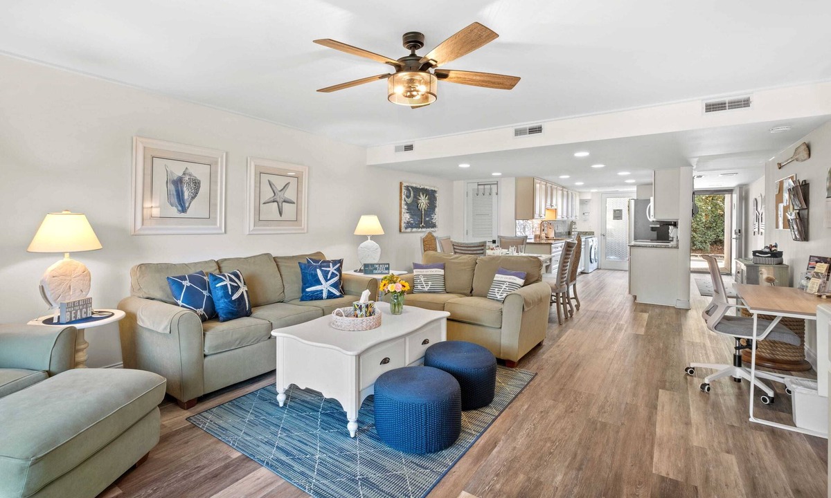 Hilton Head Island Villa | 31 Ocean Club - Oceanfront Complex, all one level & just steps to the beach!