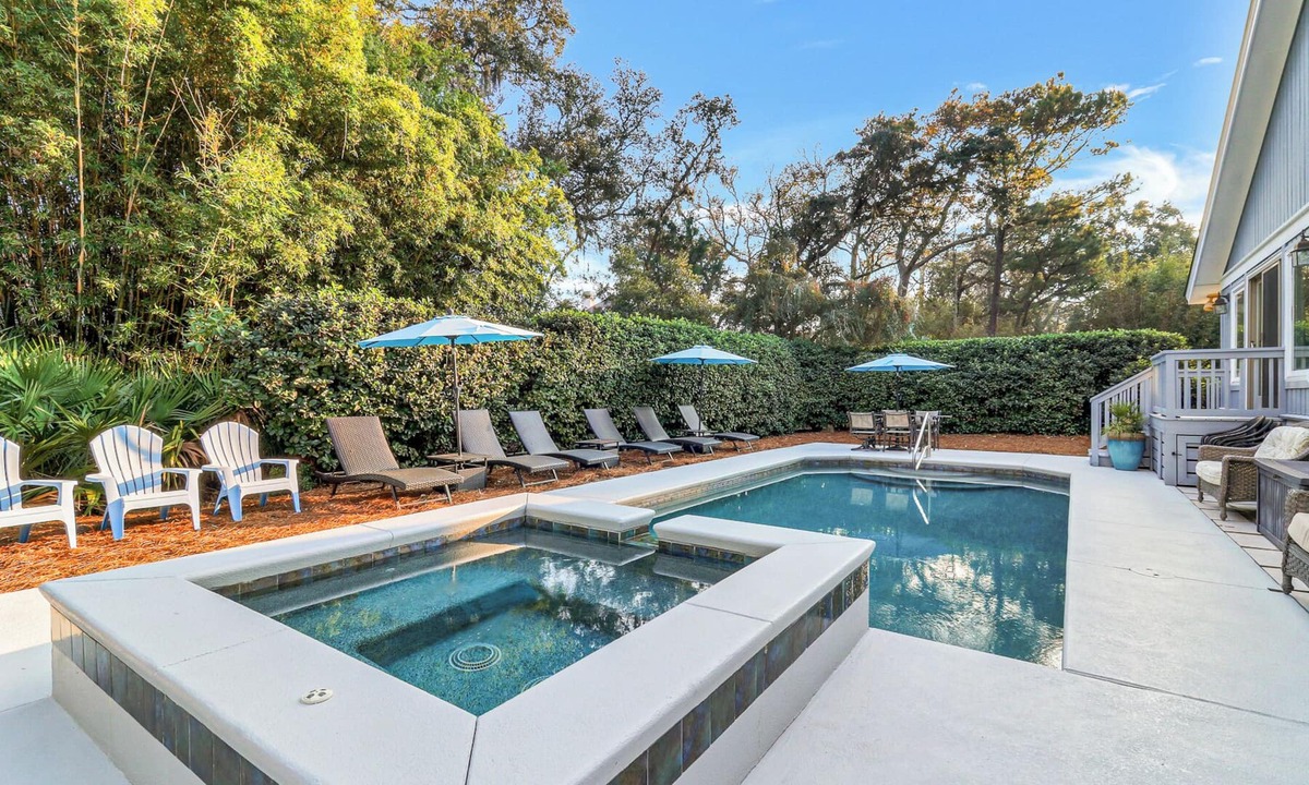 Palmetto Dunes House | 3rdRowOcean Palmetto Dunes Dog Friendly Home w/FREE Pool/Spa Heat Seasonally