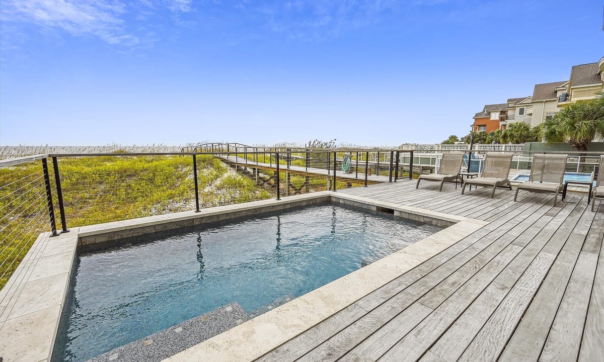 Palmetto Dunes House | 4 Collier Beach, Oceanfront, Pool, Elevator, Free Golf, Views