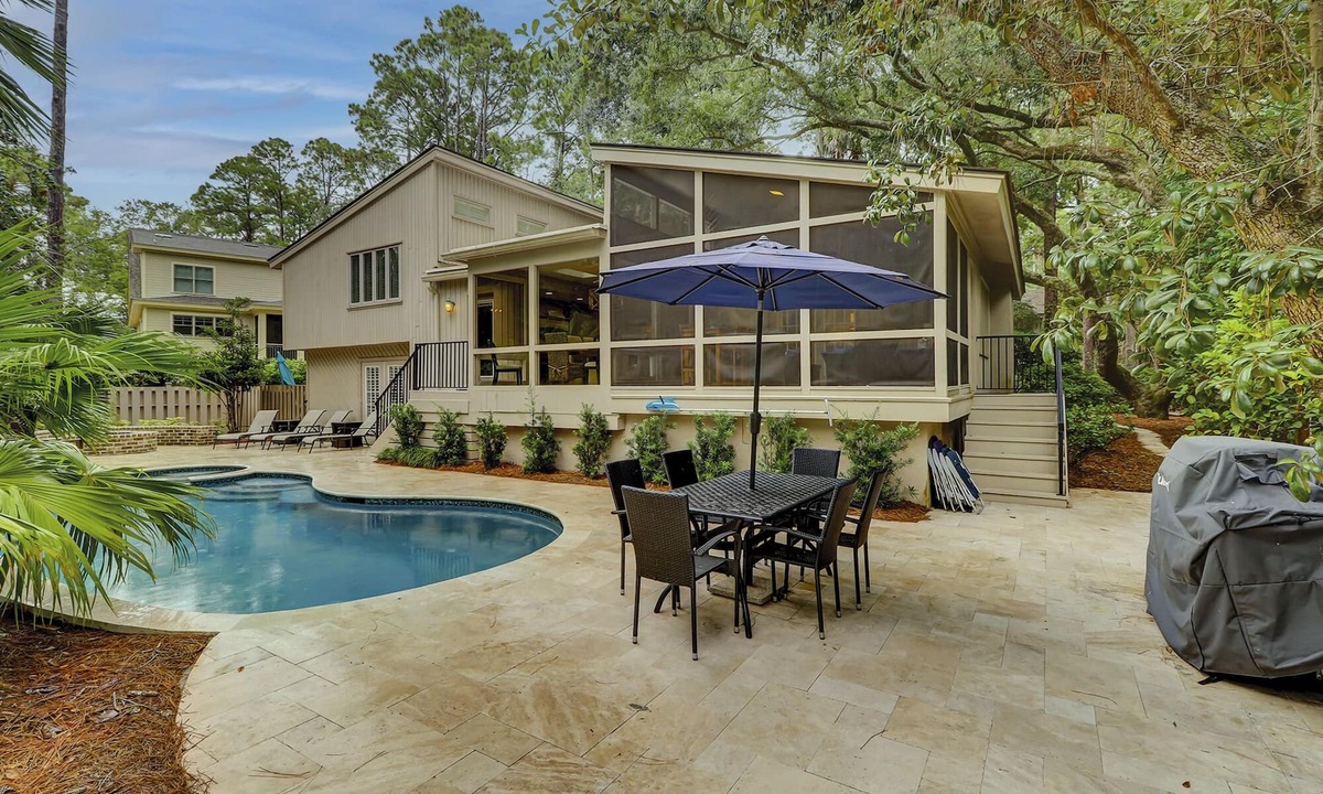 Sea Pines House | 6 Cedar Waxwing - 4th row (131 yards) from the ocean! Private Pool