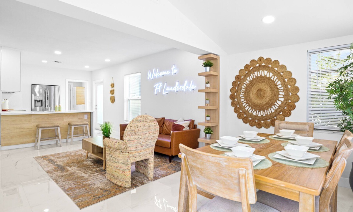Croissant Park House | Beautiful 3-bedroom house with AC in Fort Lauderdale near Beach,Downtown,Airport