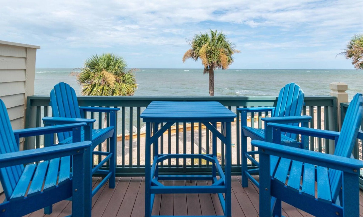Saint Helena Island Condo | Beautiful Ocean Views Home w/ Grill - Steps from Pool, Golf, & Beach