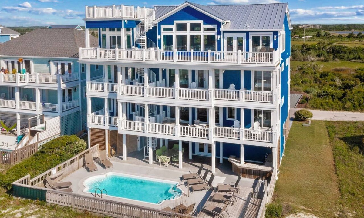 Ocean Sound Village House | Blue Haven 10 Bedrooms, 11.5 Bathrooms, 18 Beds & Sleeps 31