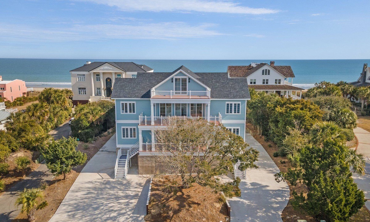 Debordieu Colony House | Blue Southern Charm Oceanfront 7BR Spacious Coastal Retreat