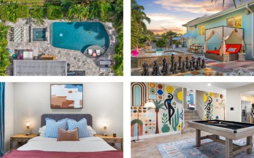 South Corals House | Boho Chic Villa I Pool, Spa I Game room Retreat