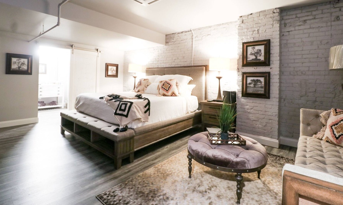 Seneca Apartment | Boutique hotel in historic downtown Seneca. Room #6, King bed.