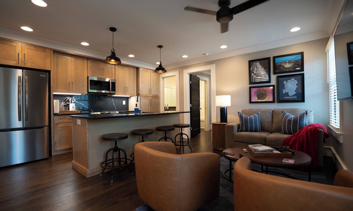 Biddleville Apartment | Charming 1-bed apt in CLT’s historic Biddleville neighborhood w garage parking