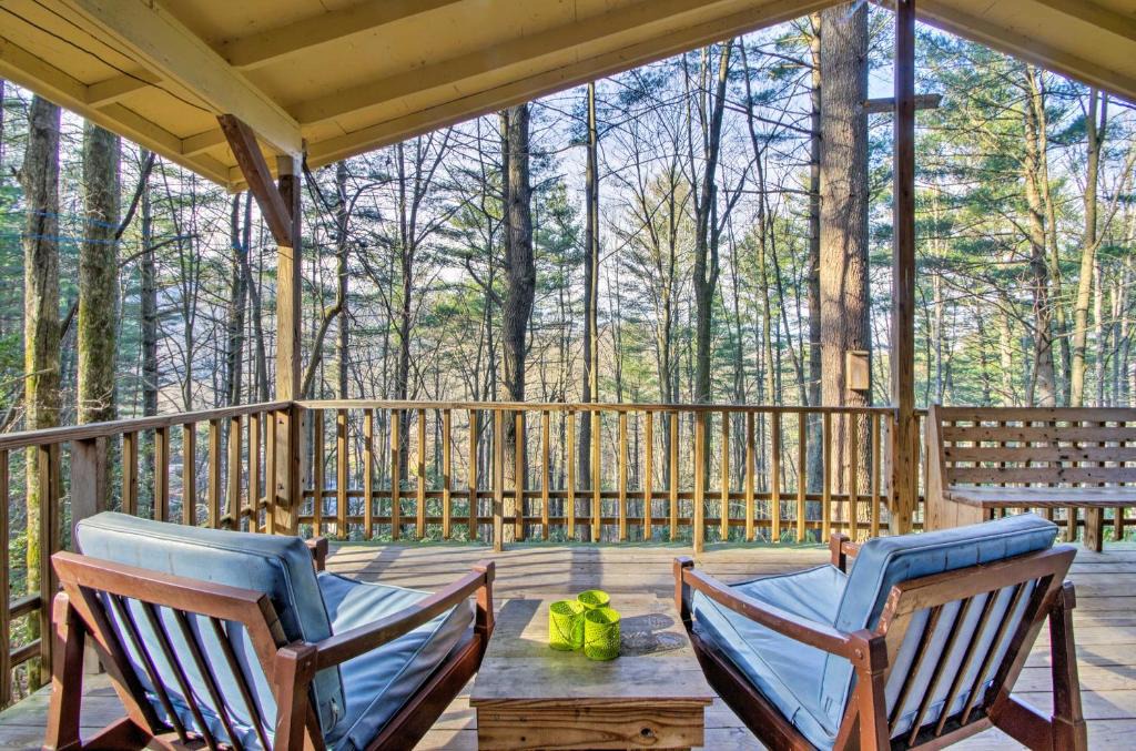 Penrose House | Charming Hendersonville Cottage with Porches and Views!