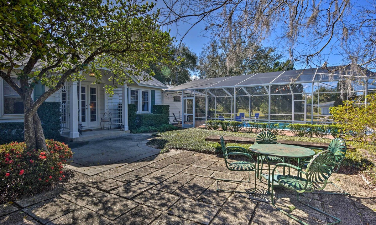 Lake Wales Cottage | Cottage w/Private Pool - Walk to Lake Wales!
