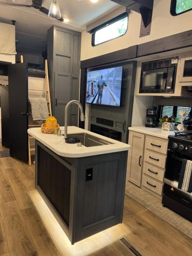 River Ranch Other | Extra large 4 bedroom with two full bath glamping rv with golf cart