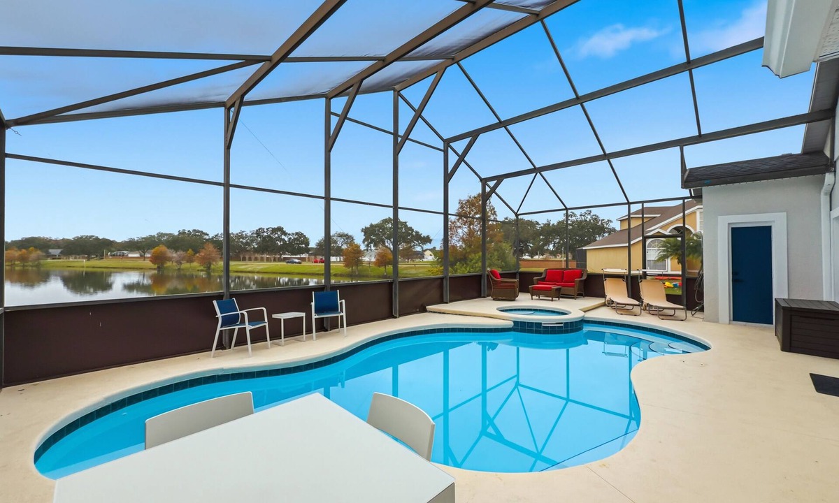 Morgan Point House | Family-Friendly 5-Bedroom Pool & Waterfront Sanctuary in Kissimmee.