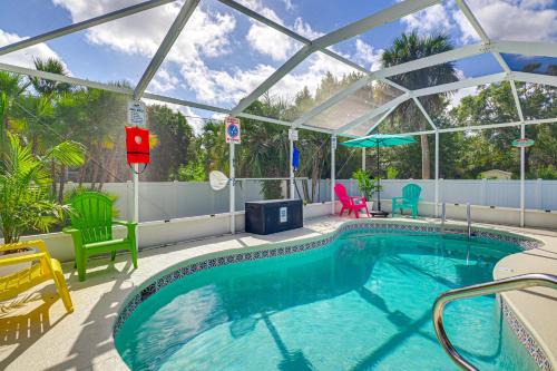 Sebastian Highlands House | Fenced Yard, Game Room: Family Home in Sebastian!
