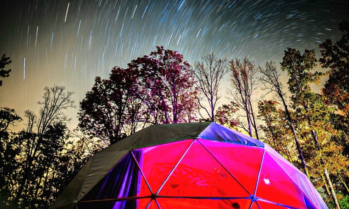 Hartford RV Rental | Forest Fairy dome in Smoky mountains - GlampiTiN