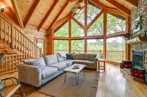 Franklin House | Game Room, Hot Tub & Decks: Scenic Franklin Cabin