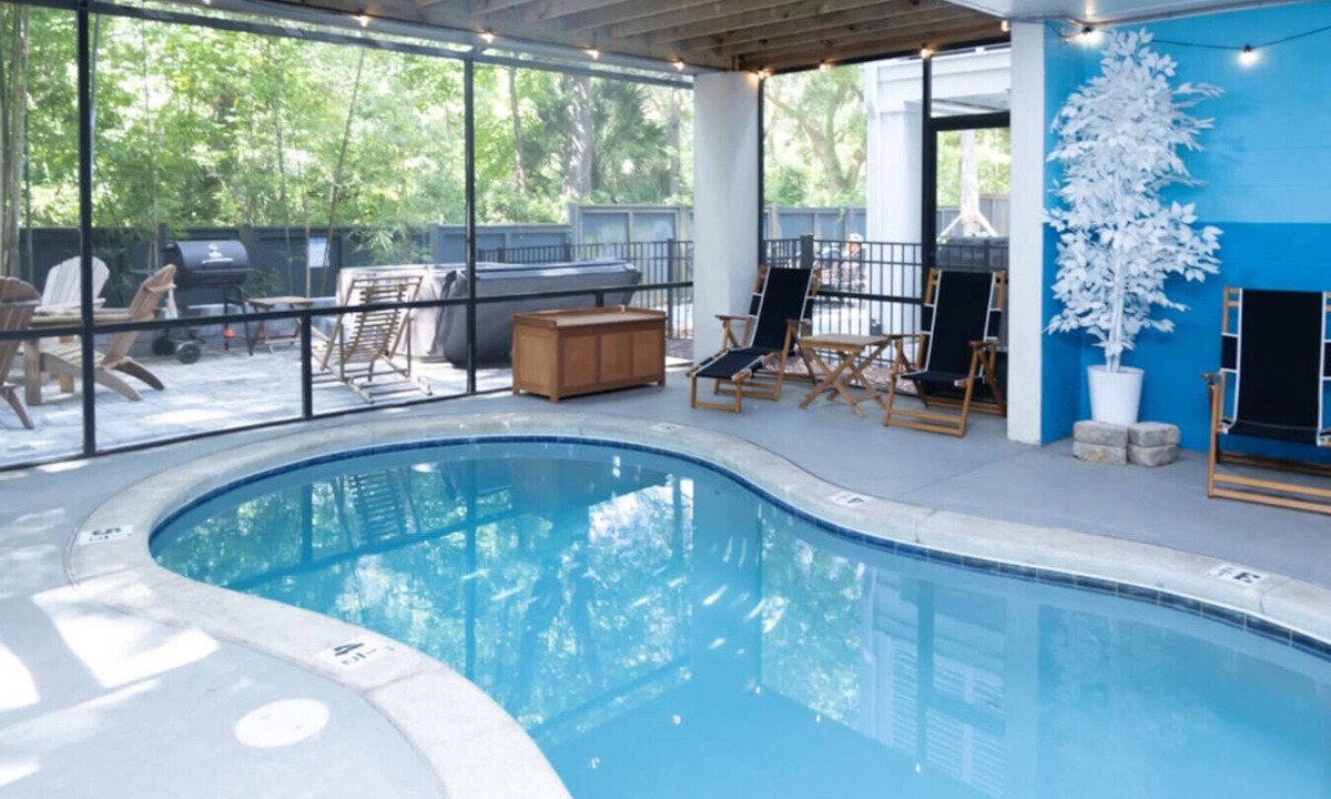 Folly Field House | Gated Community, Close to beach, heated pool, golf cart available to rent