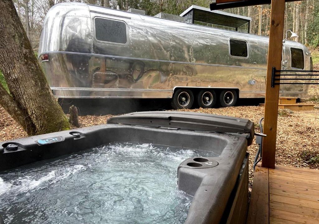 Pisgah Forest House | Glamping Getaway in Pisgah Forest in this Lovely Airstream Rental in North Carolina
