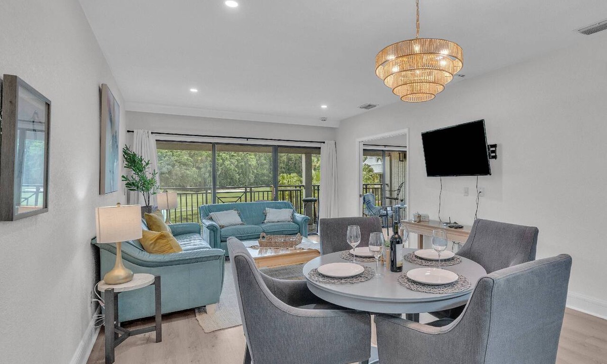 Wesley Chapel Condo | Golf & Tennis Condo | 2 Queen Beds | Optional Saddlebrook Amenities | Patio Views