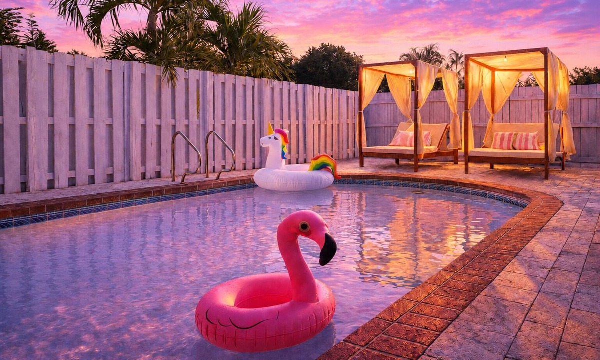 Coral Ridge Isles House | Heated Pool 4 BR Retreat - 30 min to WC Stadium