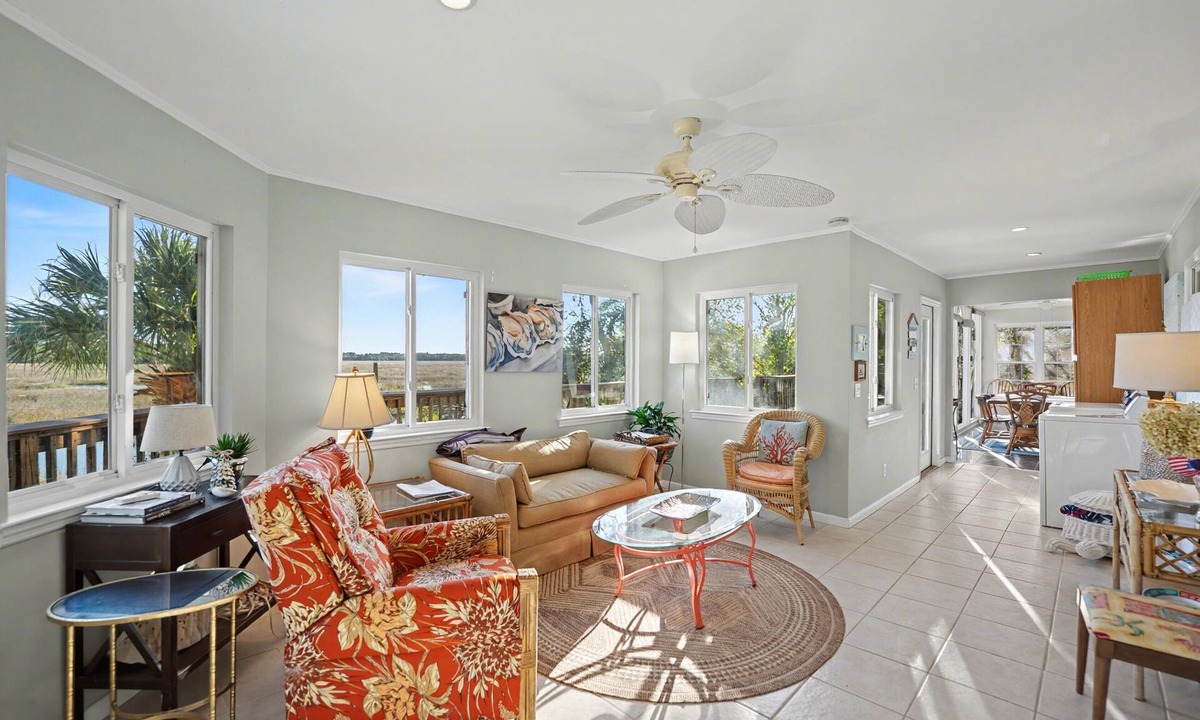 Beaufort House | High Tides & Positive Vibes with Pool & Dock Over Marsh!