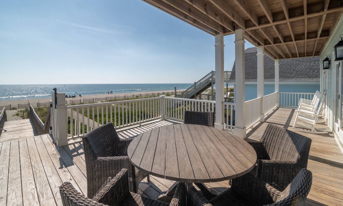 Holden Beach House | Hobbs Realty - Oceanfront Dog Friendly Home w/Heated Pool & Two Living Areas