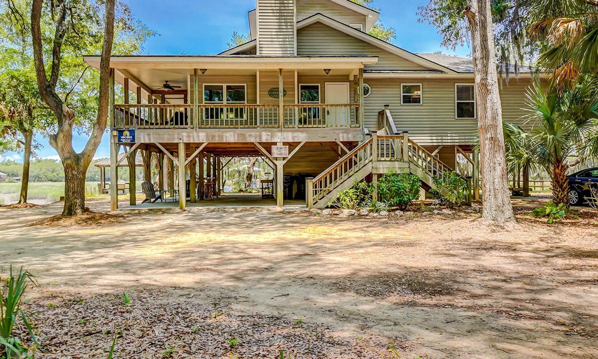 Edisto Island House | Home on fishing creek w/private dock & boat ramp, WiFi & air conditioning