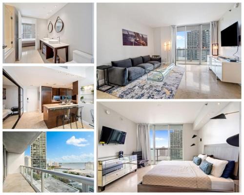 Downtown Miami House | Iconic W Hotel Residence, Bay view 2BR, Center Brickell with Massive Amenities