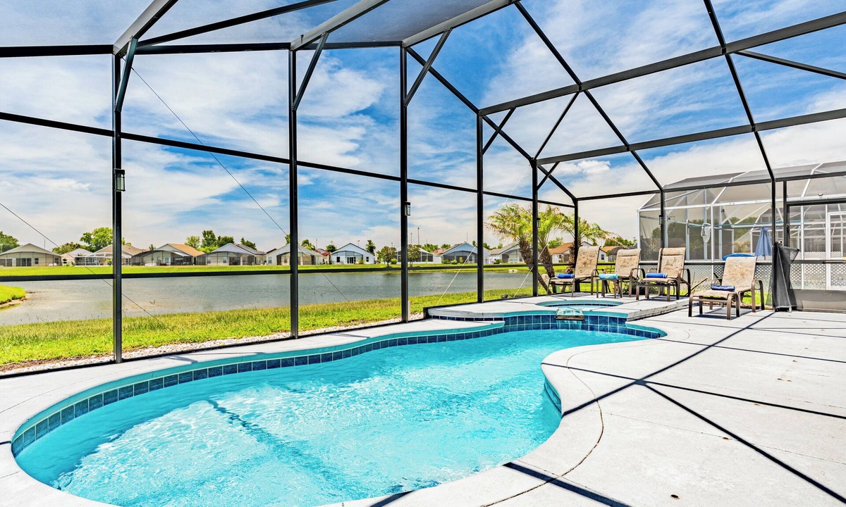 Crescent Lakes House | Lake View Villa, South-Facing Pool, Spa, Game Room