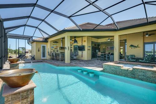 Burnt Store House | Lakefront Home w/Private Dock in Cape Coral!