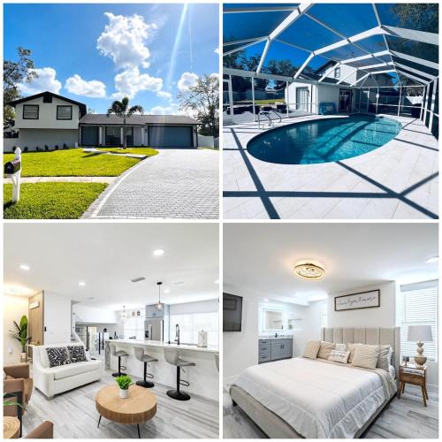 Lutz House | Lakehills Paradise Modern Home with heated pool