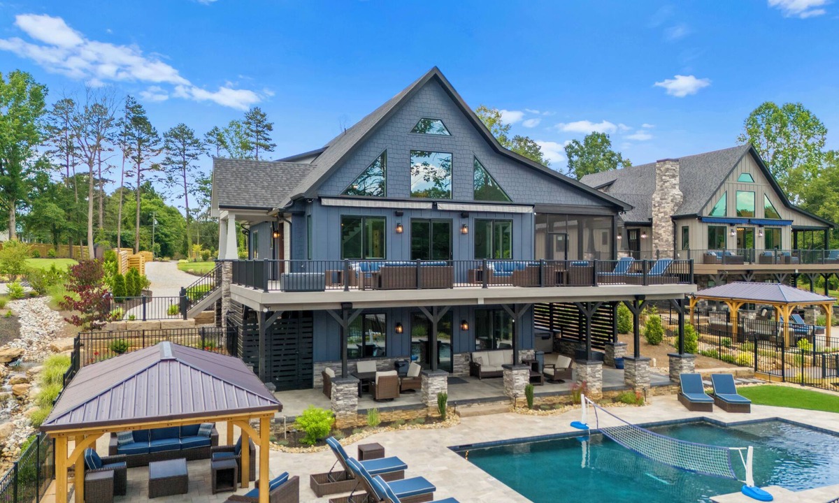 Lake Norman of Catawba House | Luxe Lakefront Lodge w/Pool, Hot Tub, Theater & Private Dock | Sleeps 21