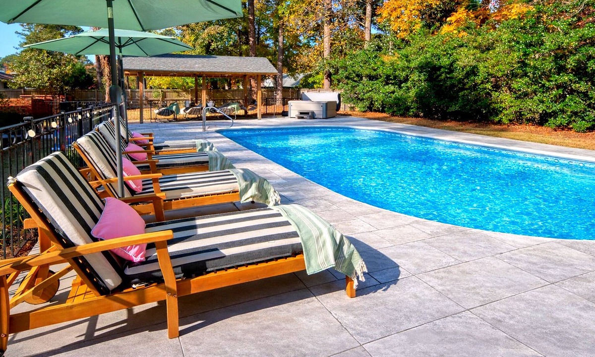 Terry Sanford House | Luxury stay w/Hot Tub, Pool, Game Room & Speakeasy near Fort Bragg
