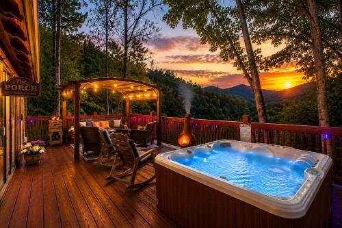 Almond House | Mountain Views | Hot Tub | Near Bryson City
