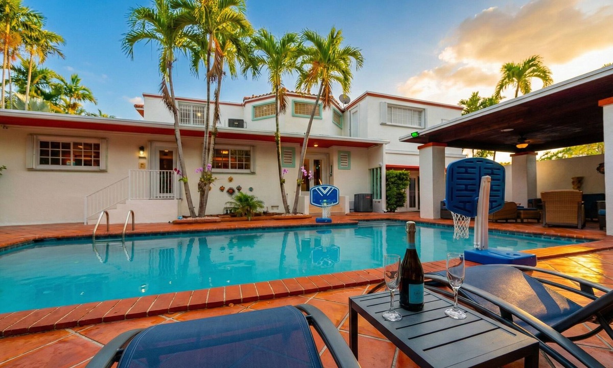 Northeast Coconut Grove Villa | NEW Pool, Arcade Room, Open Concept Kitchen, & More at Your Own Miami Villa