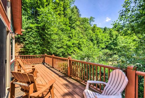 Bryson City House | North Carolina Escape w/Deck, Grill & Fire Pit!