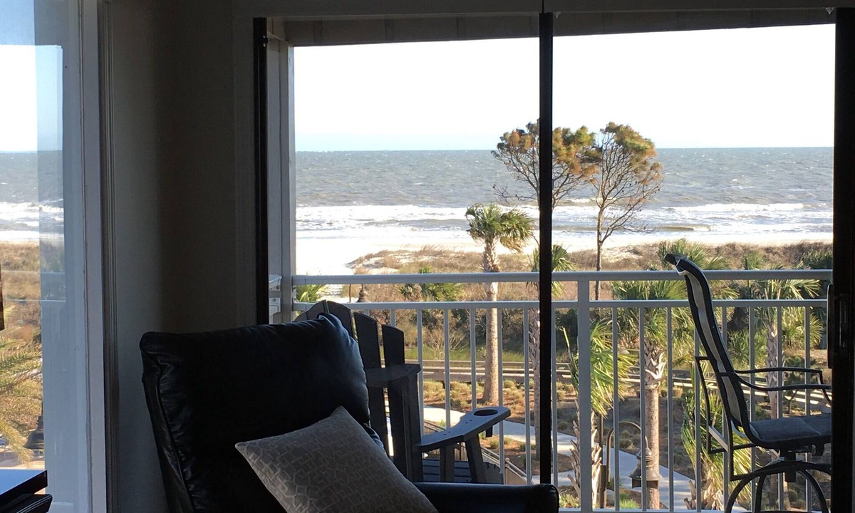 Hilton Head Island Condo | Ocean Dunes 305🌴270 Degree Direct Ocean Front+View With 2En Suite+King & 2Bikes