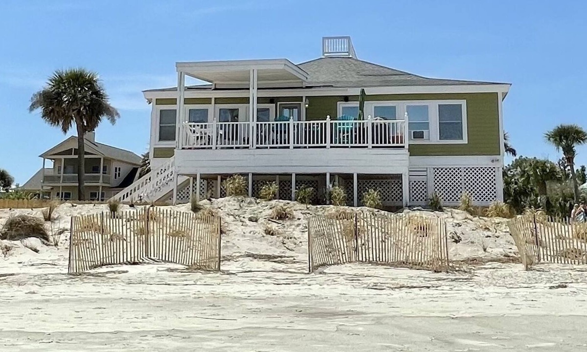 Beachwalk House | Ocean Front Beach House with Golf Cart and Elevator! Pets Welcome!
