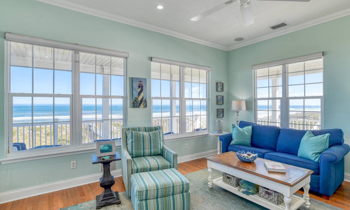 Crescent Beach House | Oceanfront Family Escape! Two Balconies, Private Boardwalk to Beach, Hot Tub! $300 in Free Tickets!