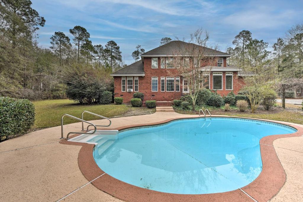 Statesboro House | Pool, Grill + Patio: Spacious Statesboro Estate!
