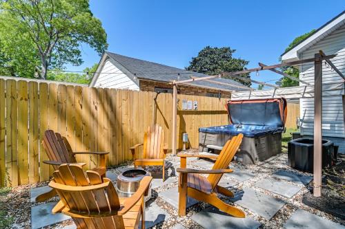 Terry Sanford House | Private Hot Tub & Cold Plunge: Fayetteville Gem!