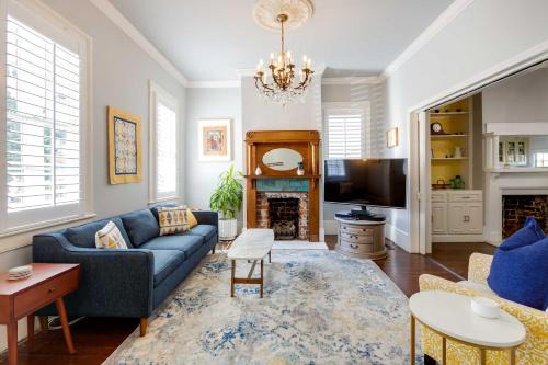 Savannah Victorian District House | Private Hot Tub: Historic Savannah Home
