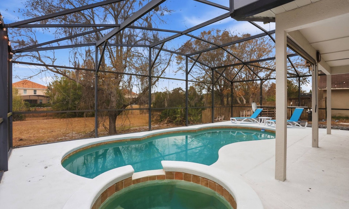 Sunridge Woods House | Private pool, spa, and game room near Disney