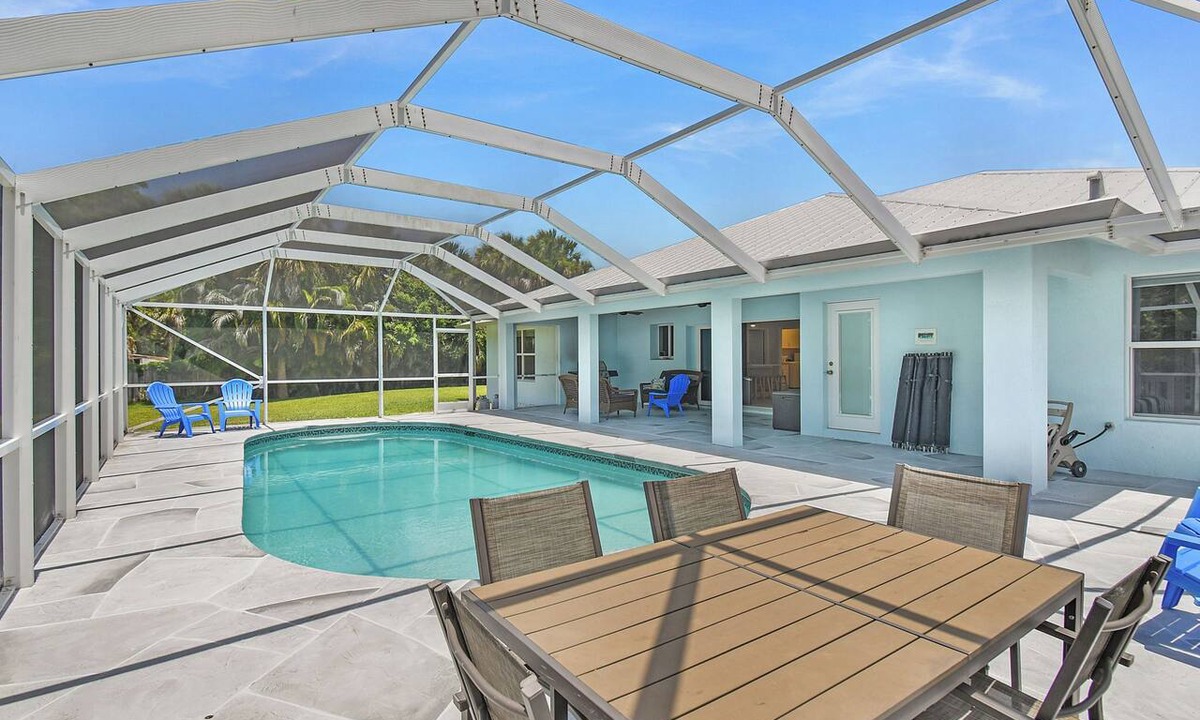 Fort Pierce Shores House | Private Pool & Steps to Ocean: Island Beach House!