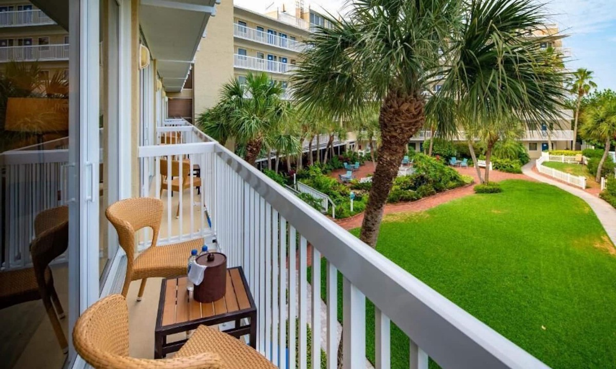 St. Pete Beach Hotel | Resort View 2 Double Beds with Balcony at RumFish Beach Resort, Pools