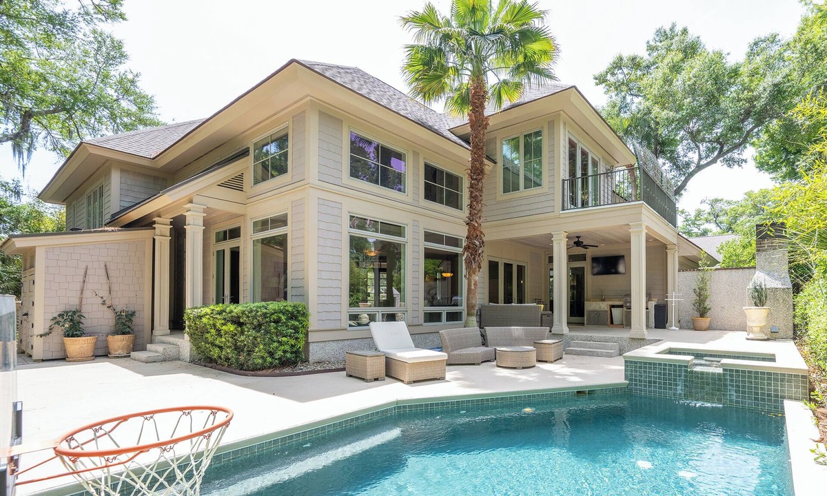 Oceanside House | Sea Pines Retreat, Steps to Beach Path, Private Pool, Outdoor Showers & Golf