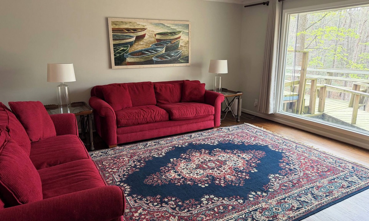 Manson House | Spacious 4-bedroom lake house in delightful Manson with AC/rec room/dock