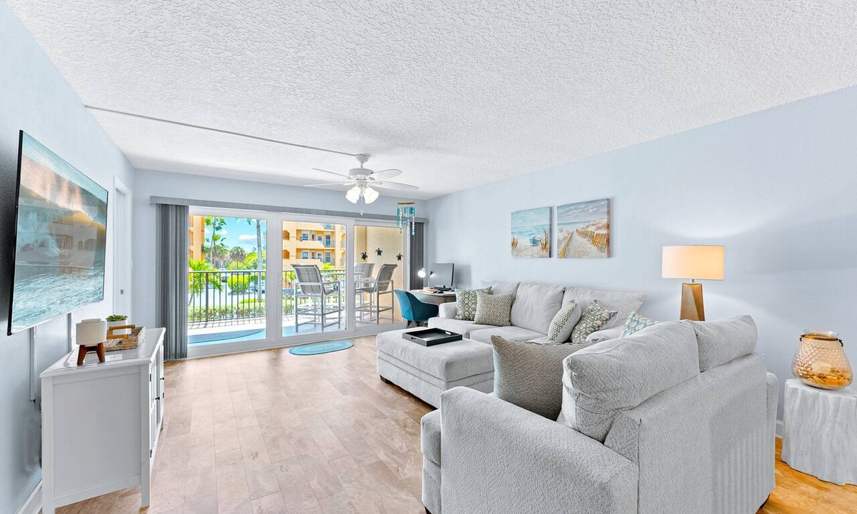 Chandler Park Condo | Spacious & Beachy Monthly Rental - On Beach w/Pool!