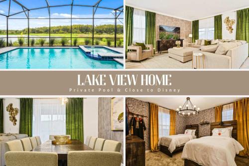 Kissimmee House | Storey Lake 9BR Lakeview Home Pool/SPA/Game Disney
